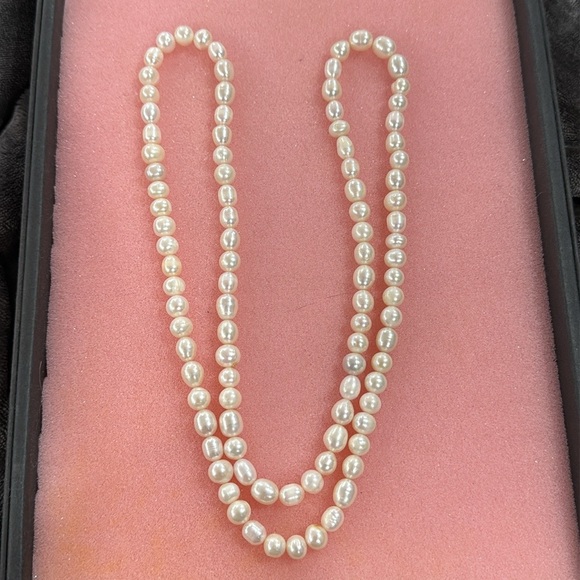 South Sea White Pearls Necklace 6-8mm - Picture 2 of 14